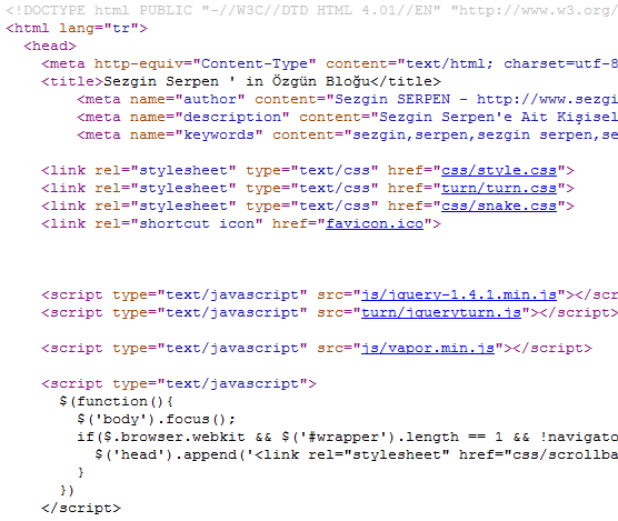 Javascript Sağolsun :)